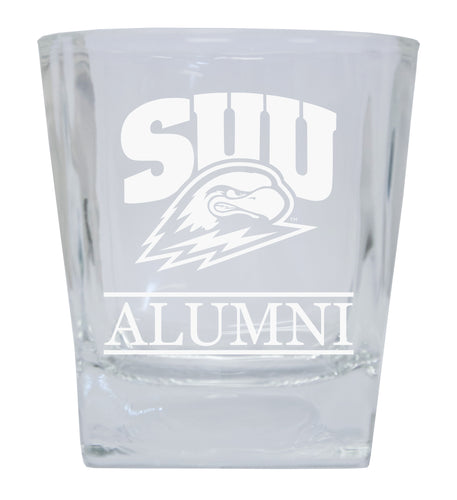 Southern Utah University  Alumni Elegance 10oz Etched Glass Tumbler