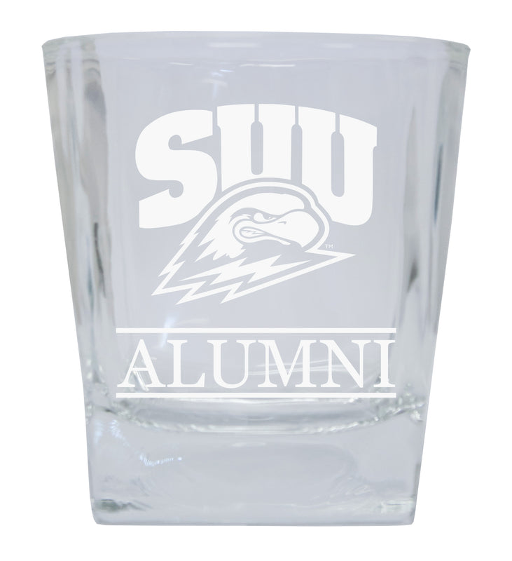 Southern Utah University  Alumni Elegance 10oz Etched Glass Tumbler