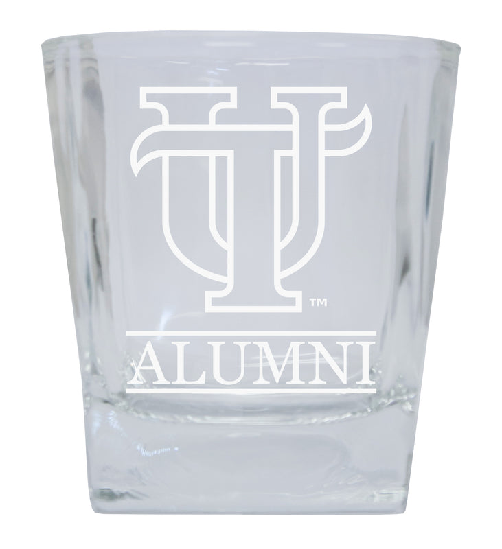 University of Tampa Spartans  Alumni Elegance 10oz Etched Glass Tumbler