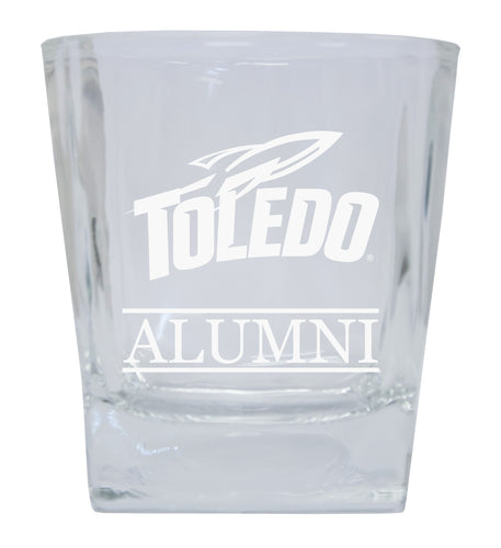 Toledo Rockets  Alumni Elegance 10oz Etched Glass Tumbler
