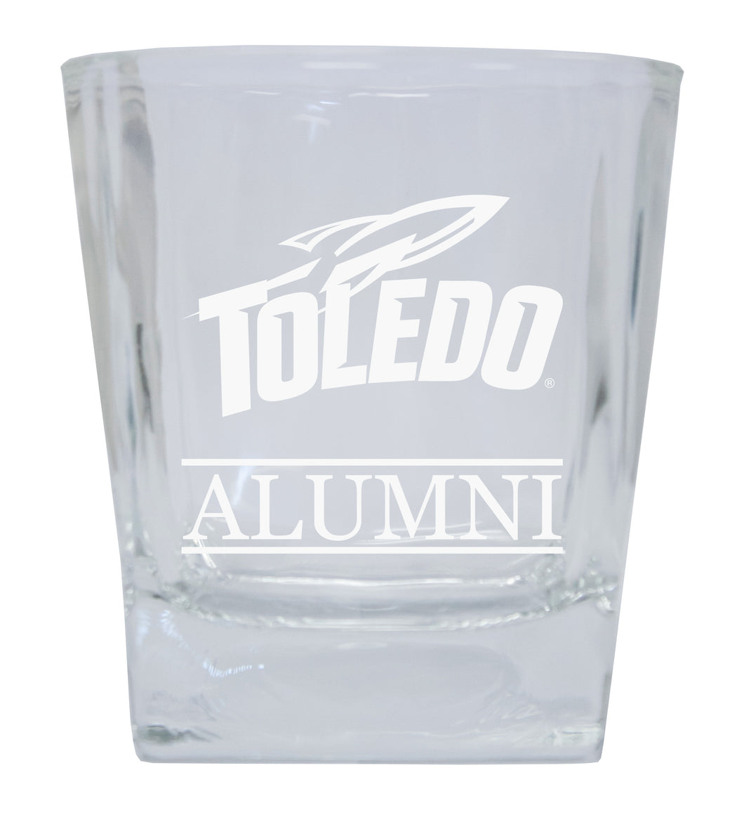 Toledo Rockets  Alumni Elegance 10oz Etched Glass Tumbler