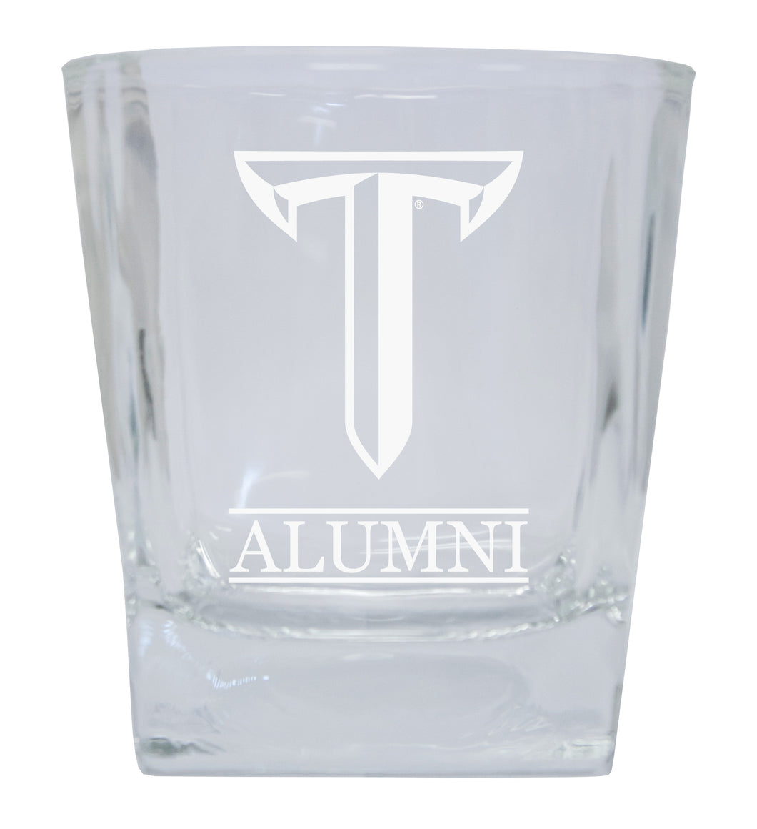 Troy University  Alumni Elegance 10oz Etched Glass Tumbler