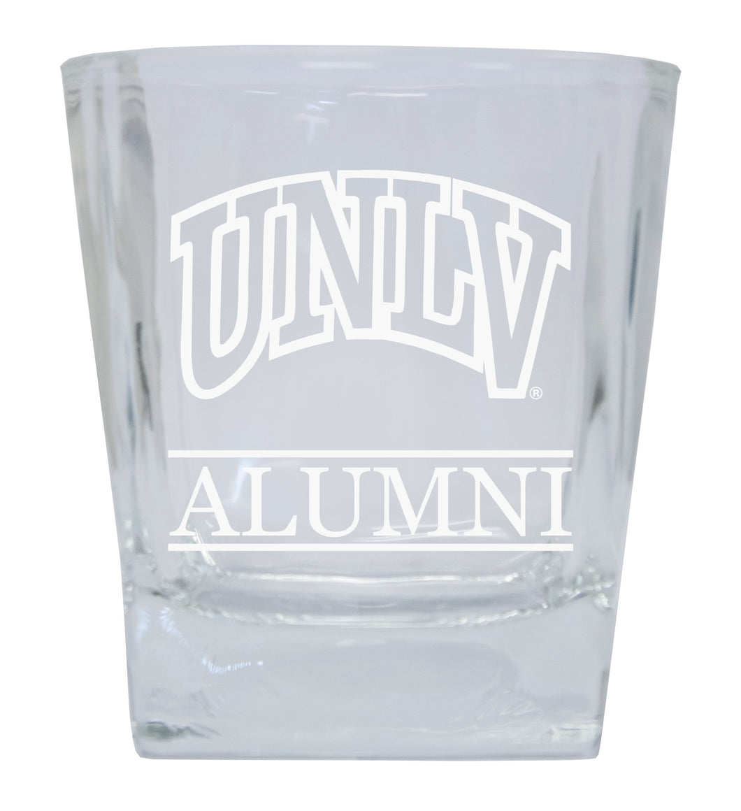 UNLV Rebels  Alumni Elegance 10oz Etched Glass Tumbler
