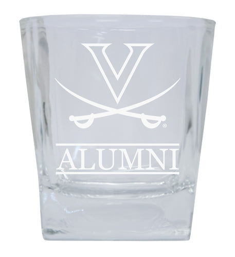 Virginia Cavaliers  Alumni Elegance 10oz Etched Glass Tumbler