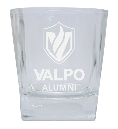 Valparaiso University  Alumni Elegance 10oz Etched Glass Tumbler