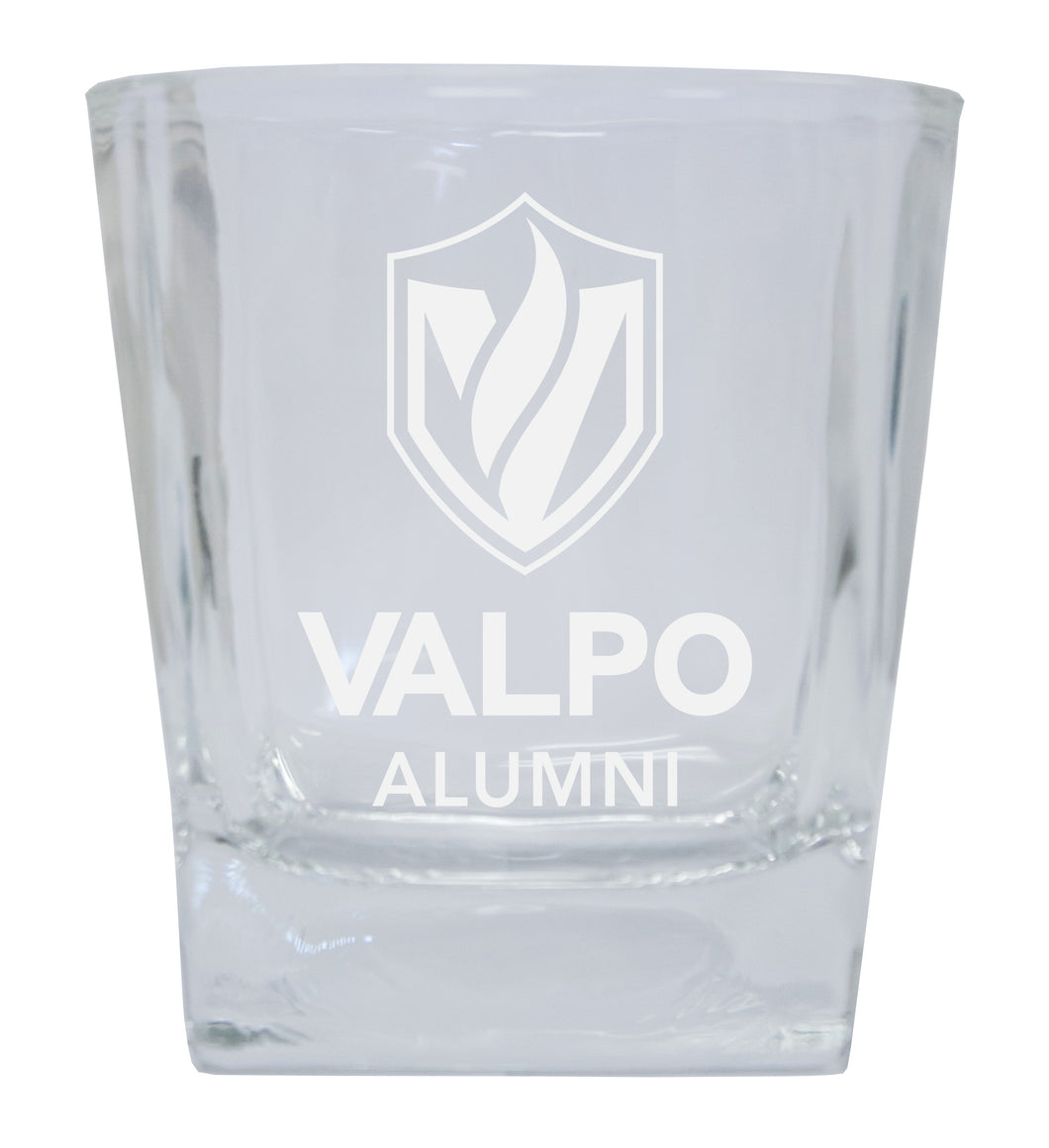 Valparaiso University  Alumni Elegance 10oz Etched Glass Tumbler