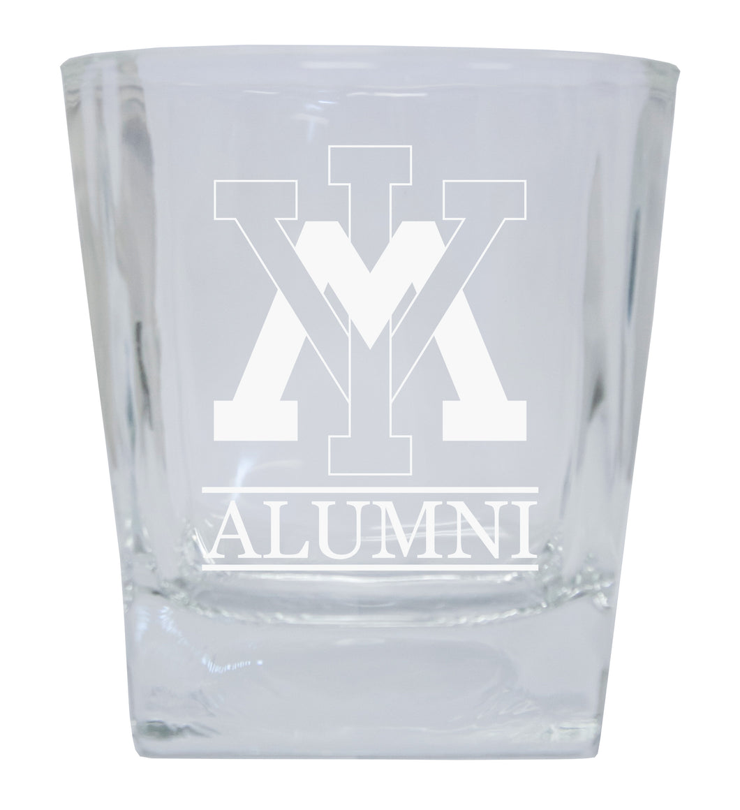 VMI Keydets  Alumni Elegance 10oz Etched Glass Tumbler