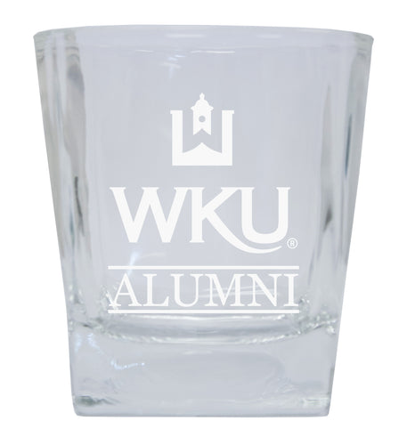 Western Kentucky Hilltoppers  Alumni Elegance 10oz Etched Glass Tumbler