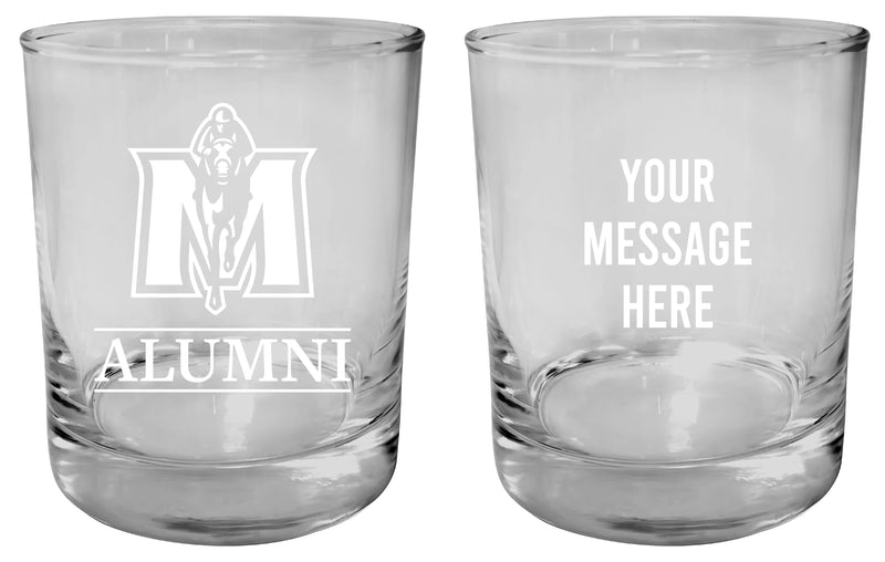 Murray State University Customizable 11 oz Round College Whiskey Glass – Officially Licensed Engraved Design Alumni