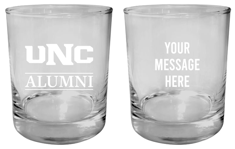 Northern Colorado Bears Customizable 11 oz Round College Whiskey Glass – Officially Licensed Engraved Design Alumni