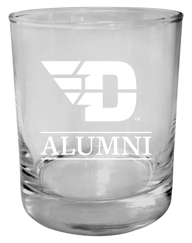 Dayton Flyers 11 oz Round Whiskey Glass – Officially Licensed Engraved Alumni Design 
