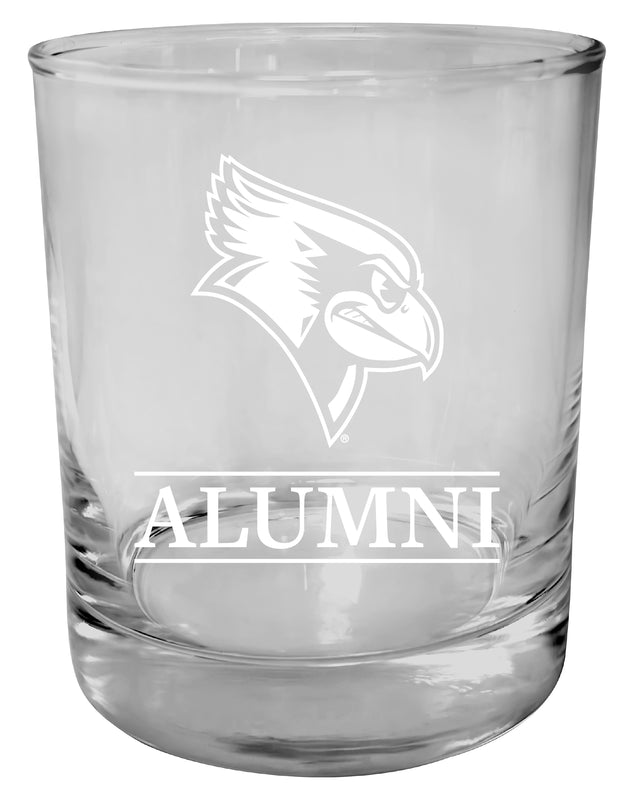 Illinois State Redbirds 11 oz Round Whiskey Glass – Officially Licensed Engraved Alumni Design 