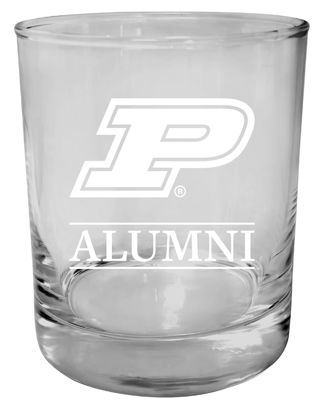 Purdue Boilermakers 11 oz Round Whiskey Glass – Officially Licensed Engraved Alumni Design