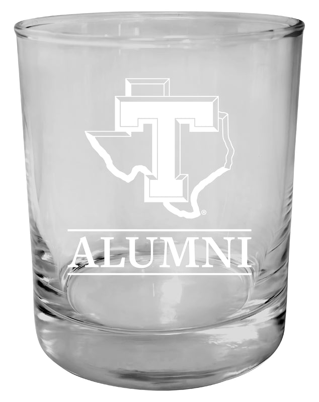 Tarleton State University 11 oz Round Whiskey Glass – Officially Licensed Engraved Alumni Design 