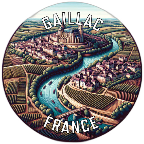 Gaillac France Souvenir Vinyl Decal Sticker 2-Inch