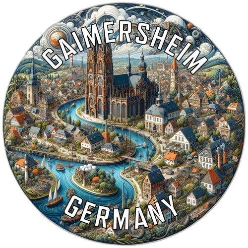 Gaimersheim Germany Souvenir Vinyl Decal Sticker 6-Inch