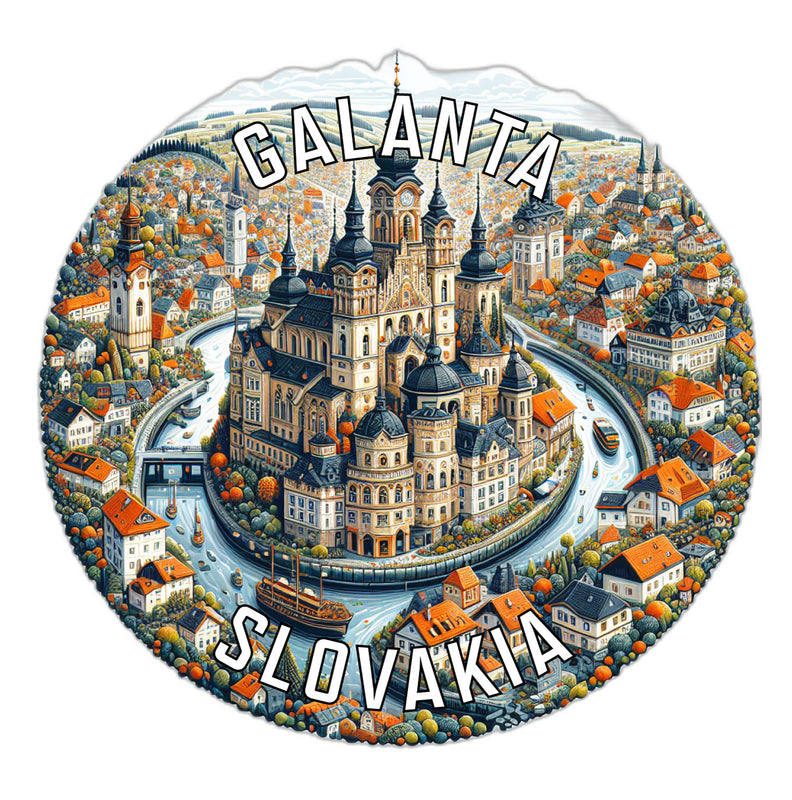 Galanta Slovakia Souvenir Vinyl Decal Sticker 6-Inch