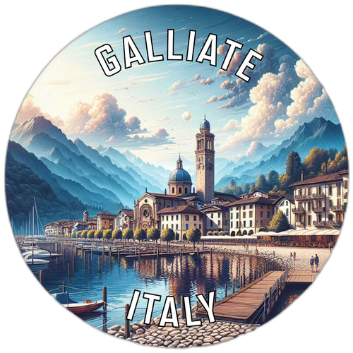 Galliate Italy Souvenir Vinyl Decal Sticker 2-Inch