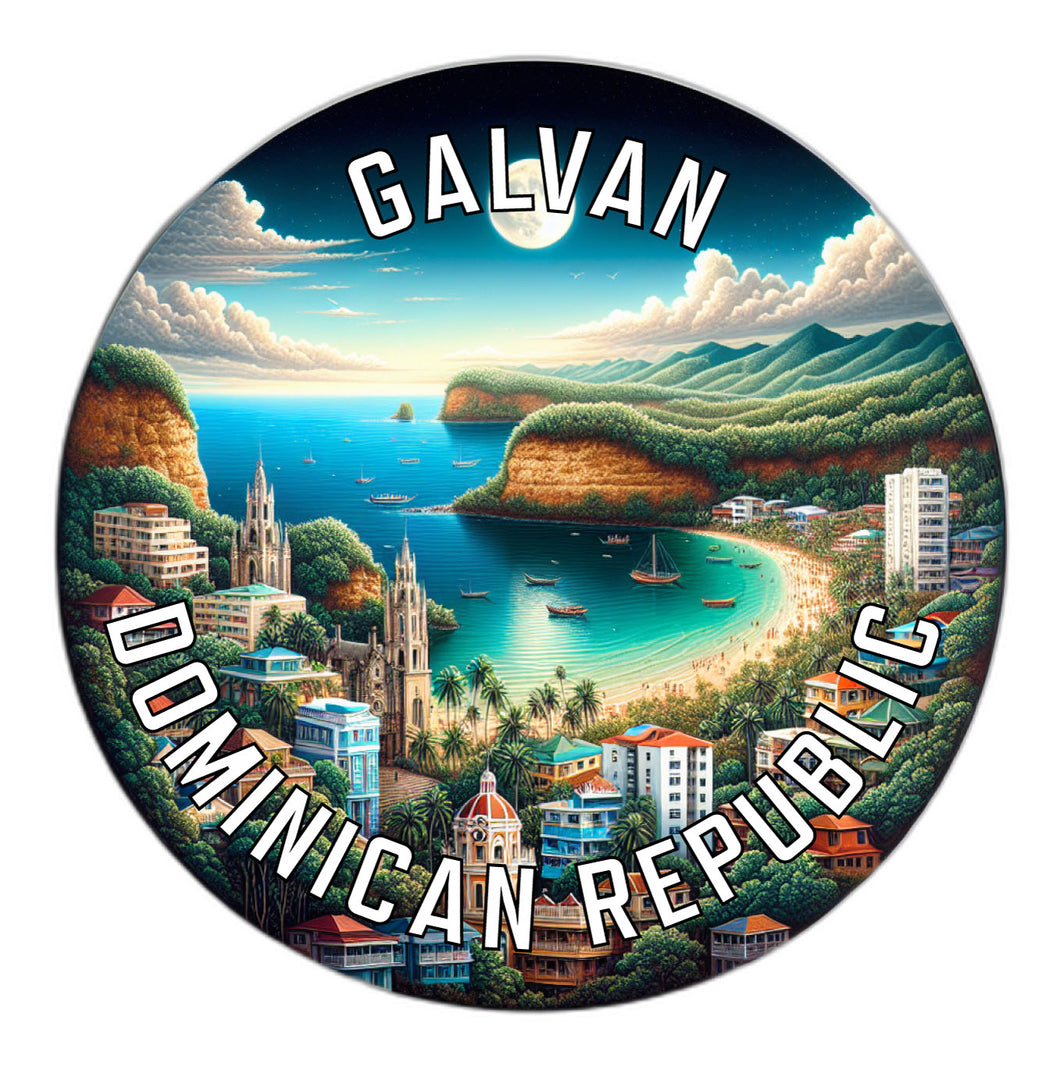 Galvan Dominican Republic Souvenir Vinyl Decal Sticker 2-Inch