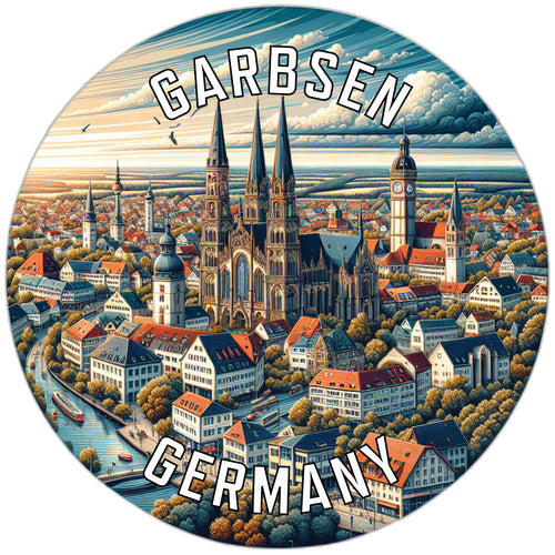 Garbsen Germany Souvenir Vinyl Decal Sticker 2-Inch