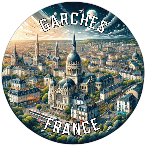 Garches France Souvenir Vinyl Decal Sticker 6-Inch