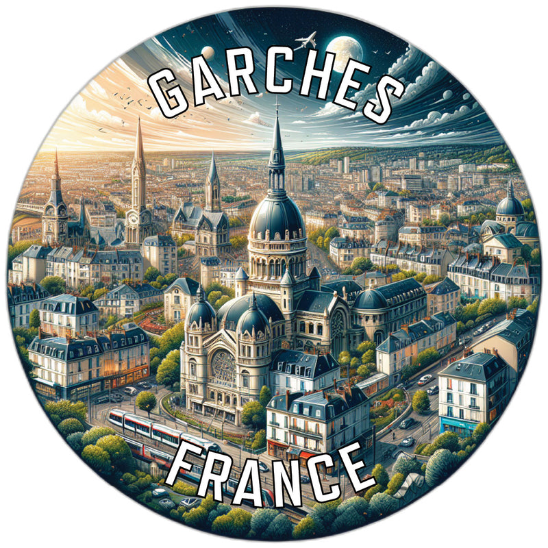 Garches France Souvenir Vinyl Decal Sticker 6-Inch