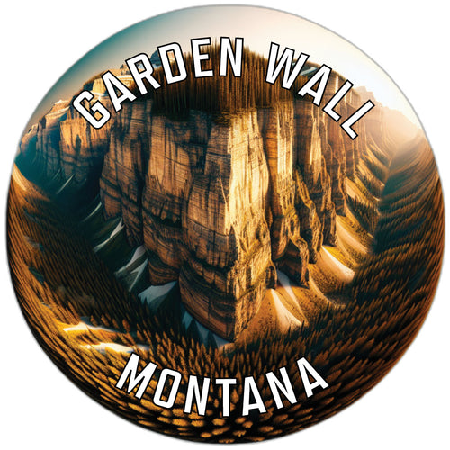 Garden Wall Souvenir Vinyl Decal Sticker 2-Inch