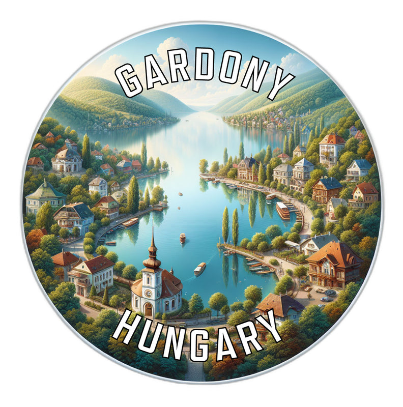 Gardony Hungary Souvenir Vinyl Decal Sticker 6-Inch