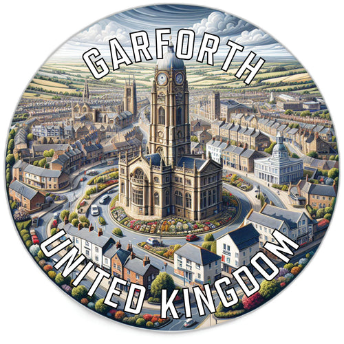 Garforth United Kingdom Souvenir Vinyl Decal Sticker 6-Inch