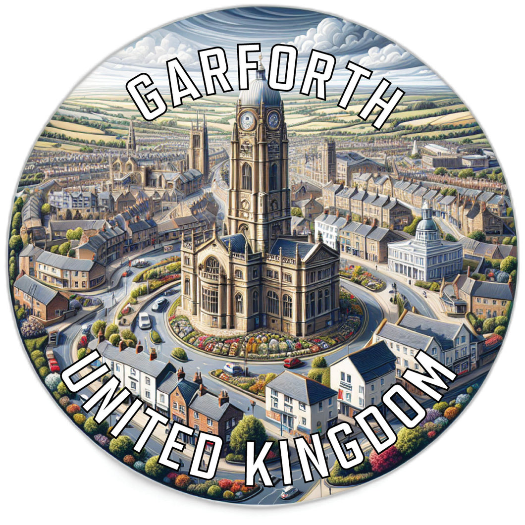 Garforth United Kingdom Souvenir Vinyl Decal Sticker 6-Inch