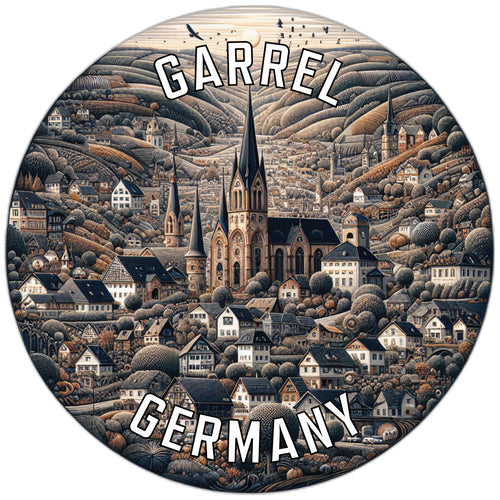 Garrel Germany Souvenir Vinyl Decal Sticker 2-Inch