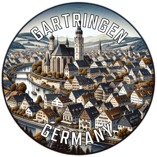 Gartringen Germany Souvenir Vinyl Decal Sticker 2-Inch