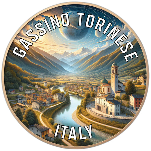 Gassino Torinese Italy Souvenir Vinyl Decal Sticker 2-Inch
