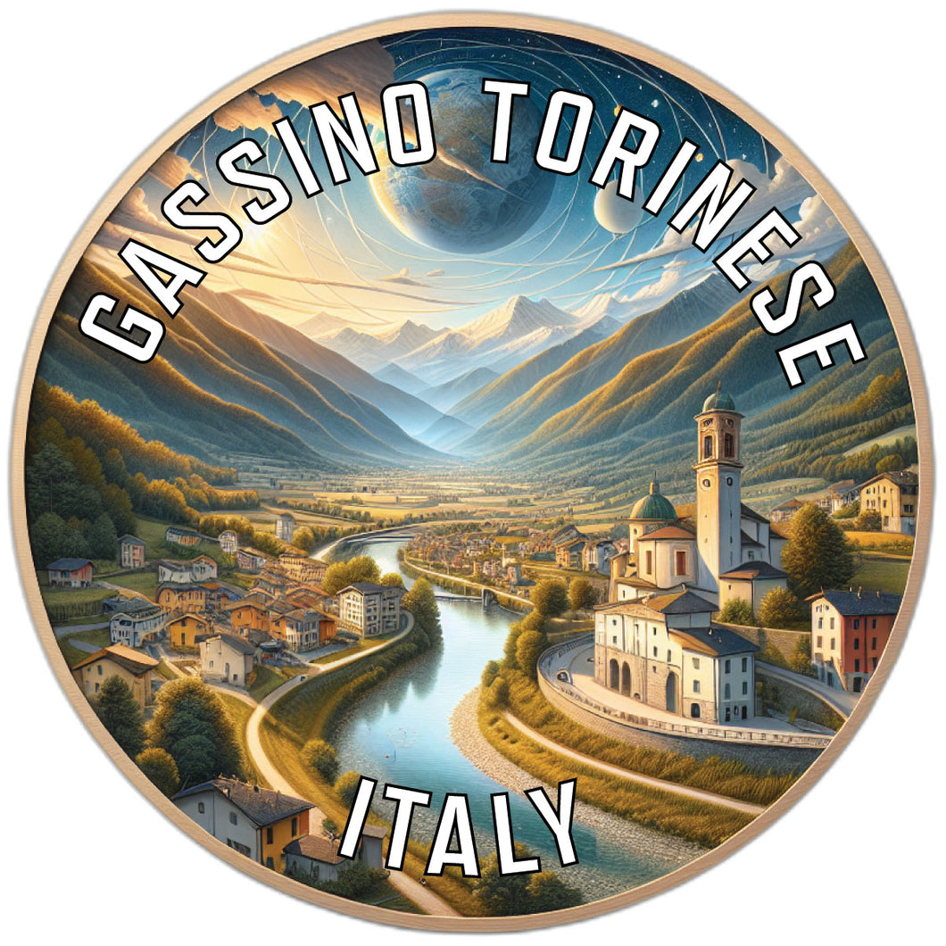 Gassino Torinese Italy Souvenir Vinyl Decal Sticker 2-Inch