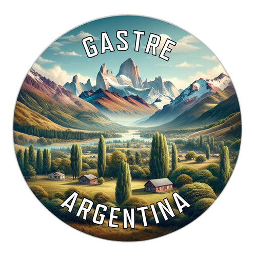 Gastre Argentina Souvenir Die Cut Flat Magnet 2-Inch
