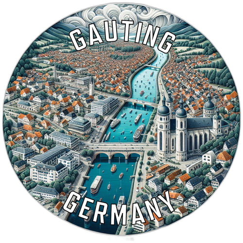 Gauting Germany Souvenir Vinyl Decal Sticker 2-Inch