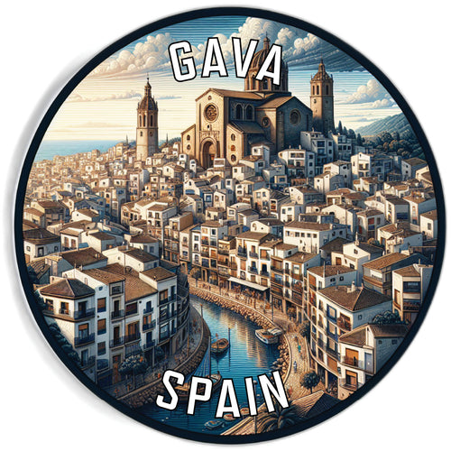 Gava Spain Souvenir Vinyl Decal Sticker 6-Inch