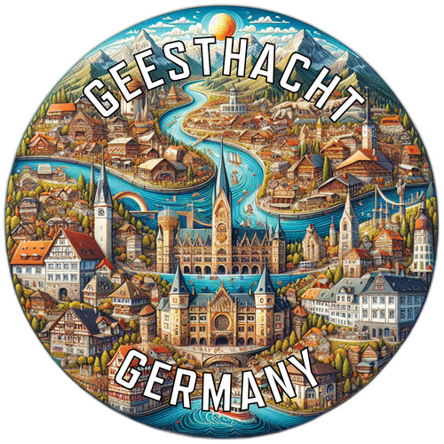 Geesthacht Germany Souvenir Vinyl Decal Sticker 2-Inch