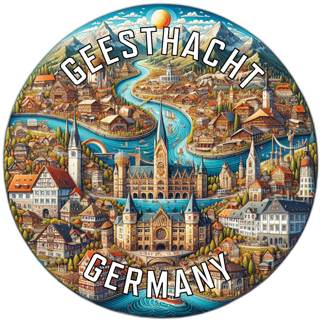 Geesthacht Germany Souvenir Vinyl Decal Sticker 2-Inch