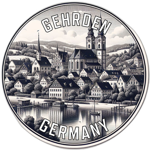 Gehrden Germany Souvenir Vinyl Decal Sticker 6-Inch