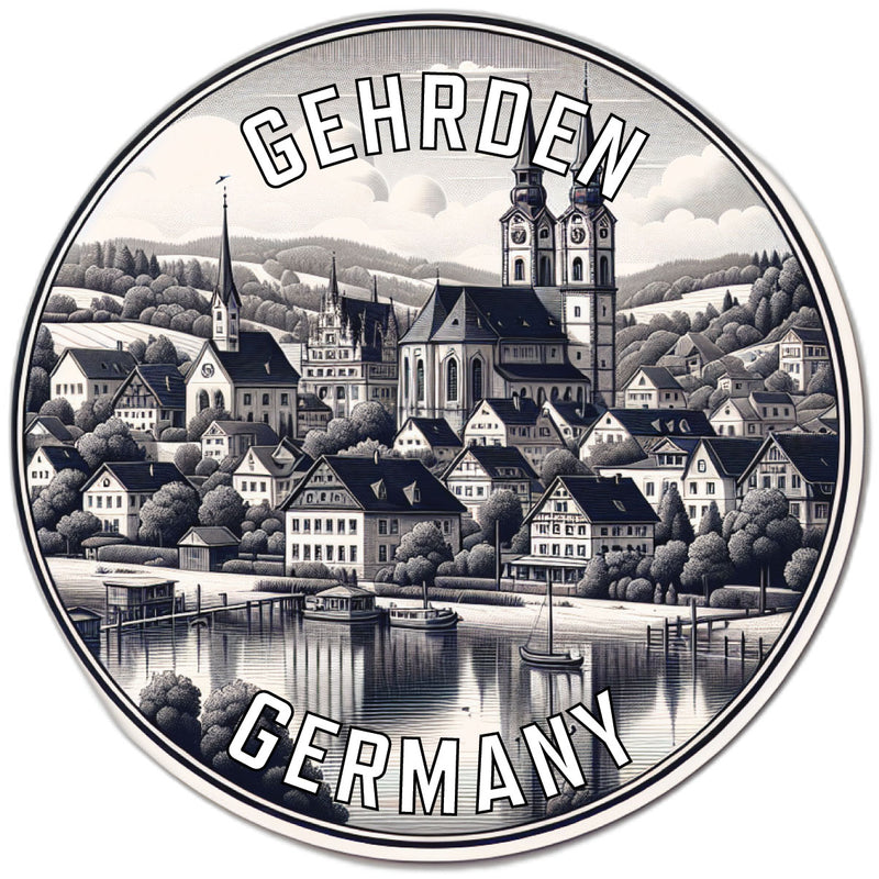 Gehrden Germany Souvenir Vinyl Decal Sticker 6-Inch