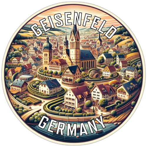 Geisenfeld Germany Souvenir Vinyl Decal Sticker 2-Inch