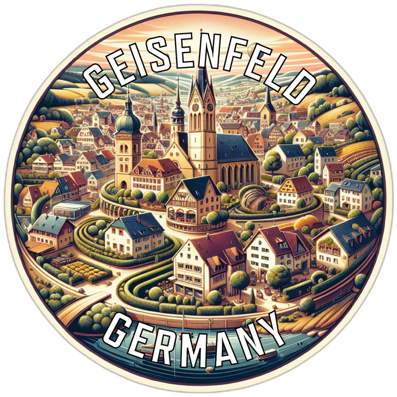 Geisenfeld Germany Souvenir Vinyl Decal Sticker 2-Inch