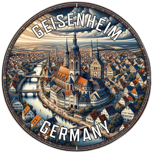 Geisenheim Germany Souvenir Vinyl Decal Sticker 6-Inch
