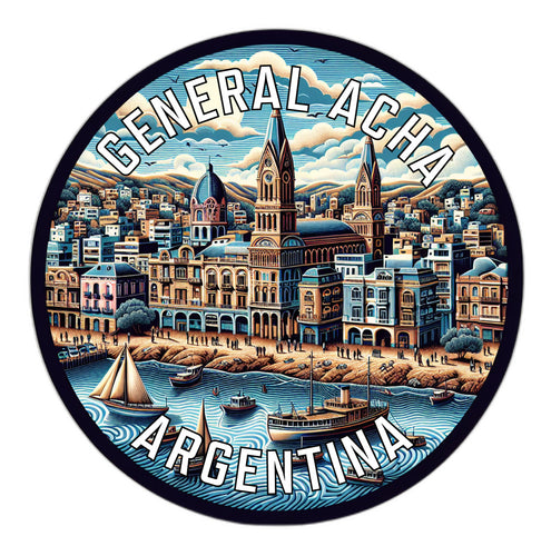 General Acha Argentina Souvenir Vinyl Decal Sticker 6-Inch