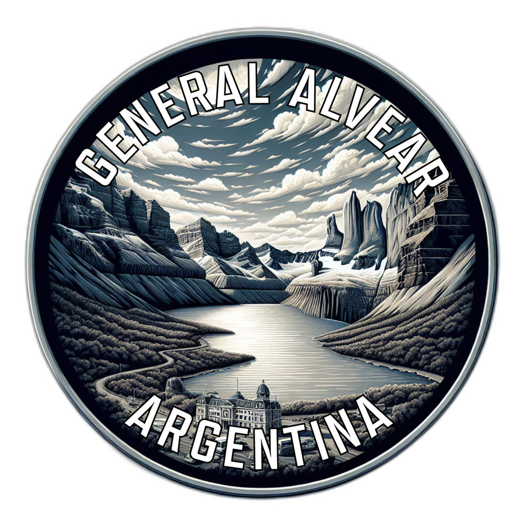 General Alvear Argentina Souvenir Die Cut Flat Magnet 6-Inch