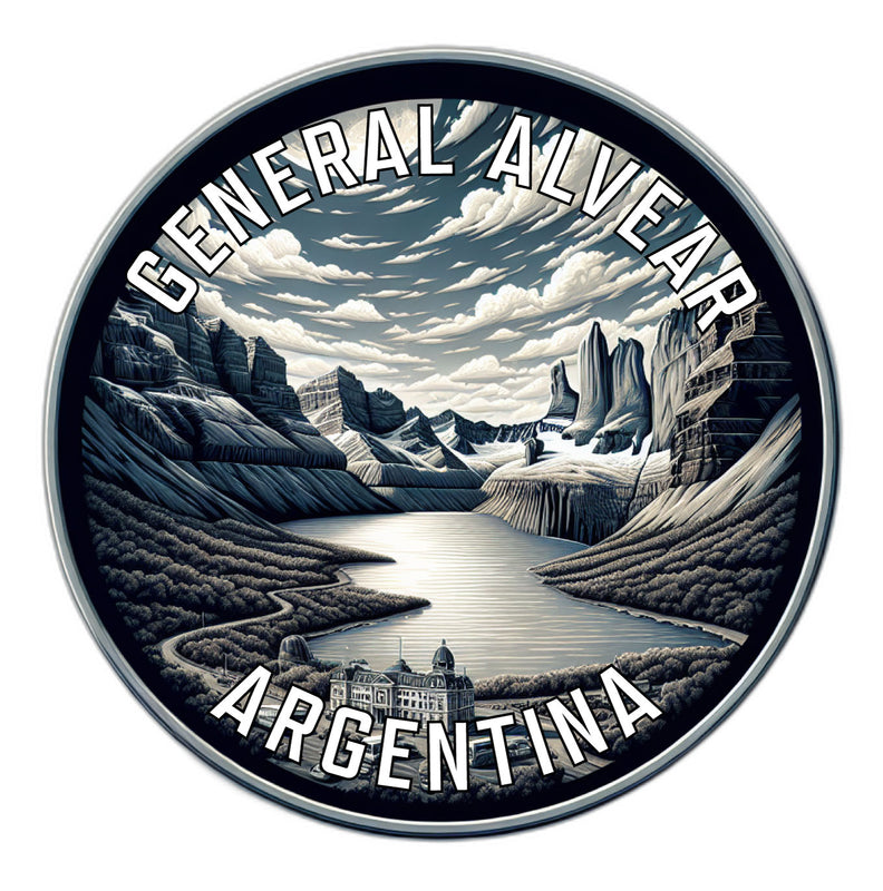 General Alvear Argentina Souvenir Die Cut Flat Magnet 6-Inch