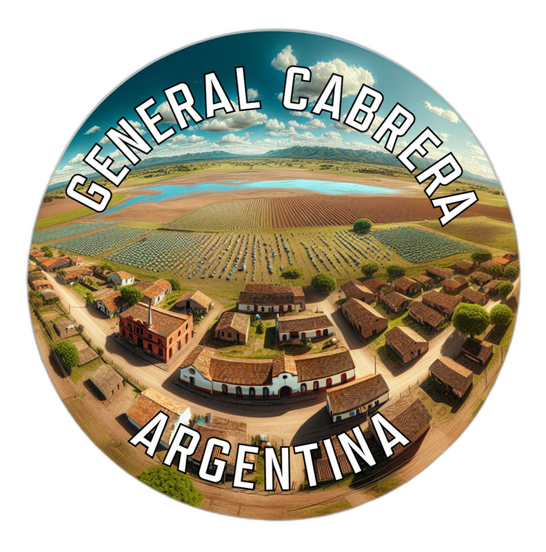 General Cabrera Argentina Souvenir Vinyl Decal Sticker 6-Inch