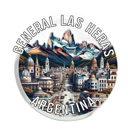 General Las Heras Argentina Souvenir Die Cut Flat Magnet 2-Inch