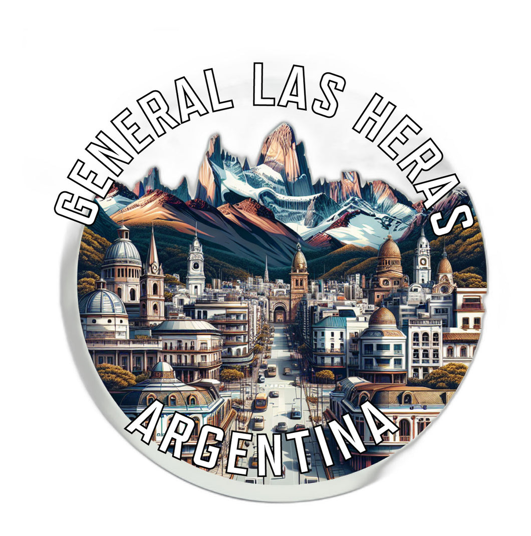 General Las Heras Argentina Souvenir Die Cut Flat Magnet 2-Inch